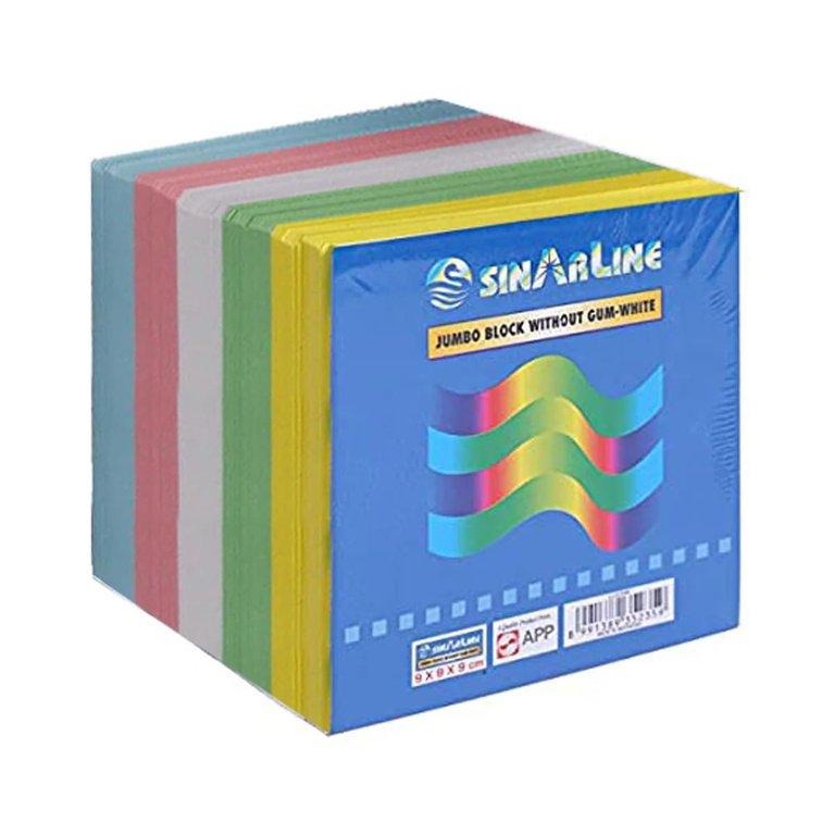 Sinarline Memo Cube Color 9X9X9 LL02343